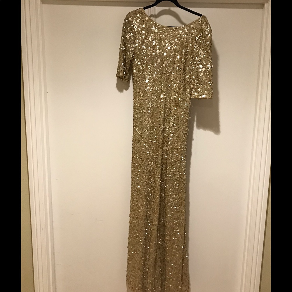 Adrianna Papell all over sequin dress